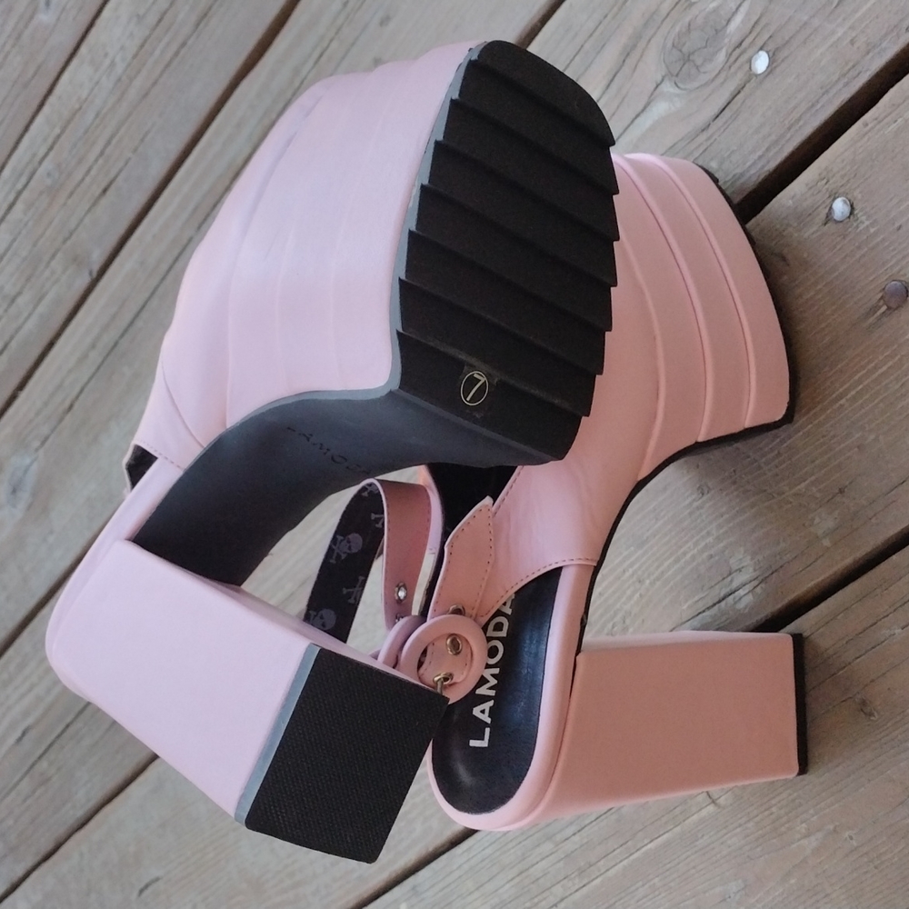 Dolls Kill 🖤 Lamoda Pink Platform - Picture 11 of 15